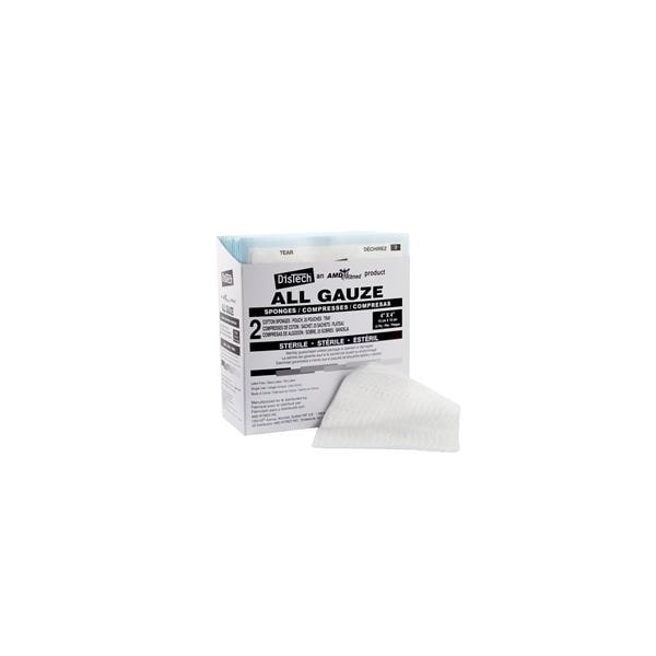 All-Gauze Cotton Gauze Sponge 4x4" 12 Ply Non-Sterile