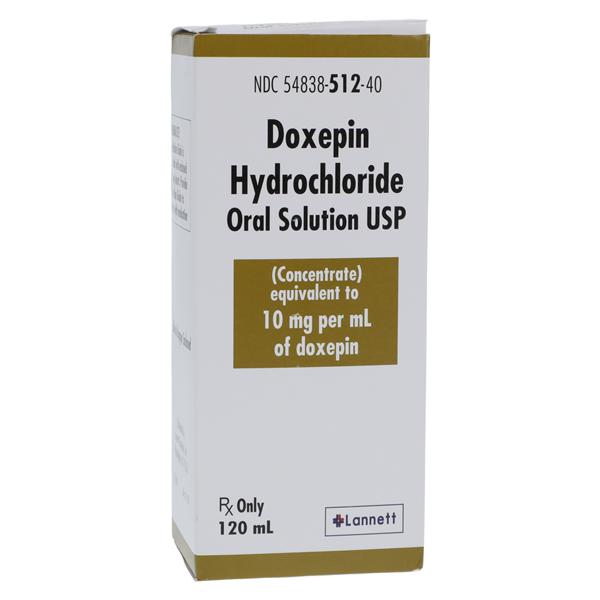 Doxepin HCl Oral Concentrate 10mg/mL Bottle 120mL/Bt