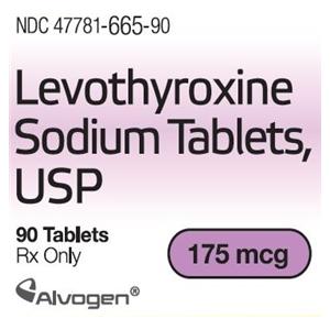 Levothyroxine Sodium Tablets 175mcg Bottle 90/Bt