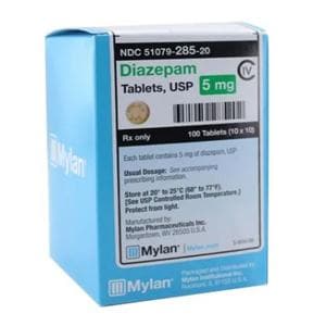 Diazepam Tablets 5mg Unit Dose 100/Bx