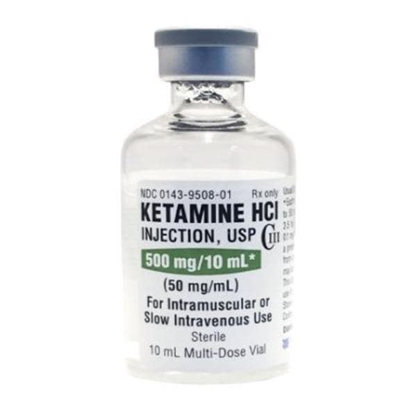 Ketamine HCl Injection 50mg/mL MDV 10mL 10/Bx