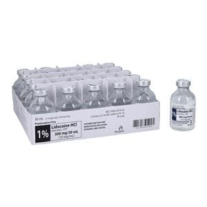 Lidocaine HCl Injection 1% Preservative Free SDV 30mL 25/Bx