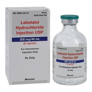 Labetalol HCl Injection 5mg/mL MDV 40mL 40mL/Vl