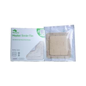 Mepilex Border Flex Sft Slcn Wound Dressing 6x6 5 Layer Sqr Sft Adhs Tn Abs