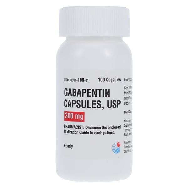 Gabapentin Capsules 300mg Bottle 100/Bt