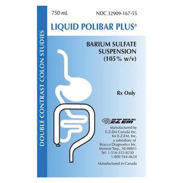 Polibar Plus Oral Suspension Bottle 750mL 6/Ca