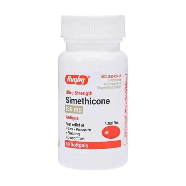 Simethicone Softgels 180mg 60/Bottle