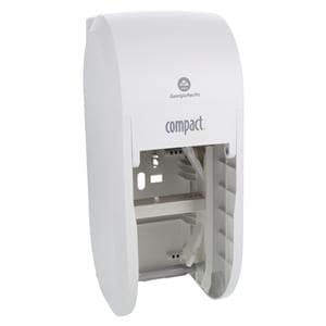Compact Bathroom Tissue Dispenser White Ea