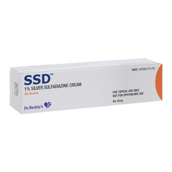 Silver Sulfadiazine Topical Cream 1% Jar 50gm/Tb