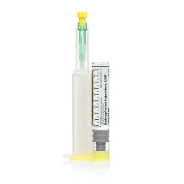 Epinephrine Injection 0.1mg/mL Abboject Lifeshield Syringe 10/Bx
