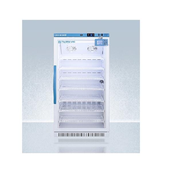 Accucold Pharmaceutical/Vaccine Refrigerator 8 Cu Ft Glass Door 2 to 8C Ea