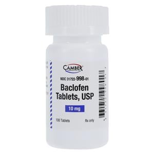 Baclofen Tablets 10mg Bottle 100/Bt