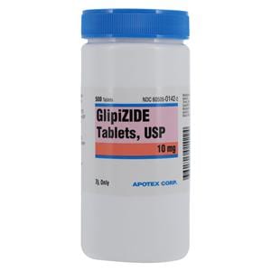 Glipizide Tablets 10mg Bottle 500/Bt