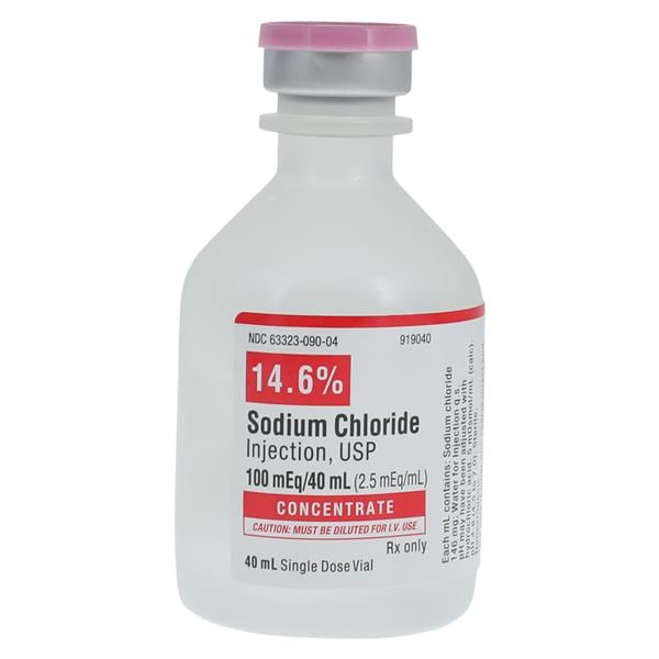 Sodium Chloride 14.6% Injection SDV 50mL/Vl 25/Bx