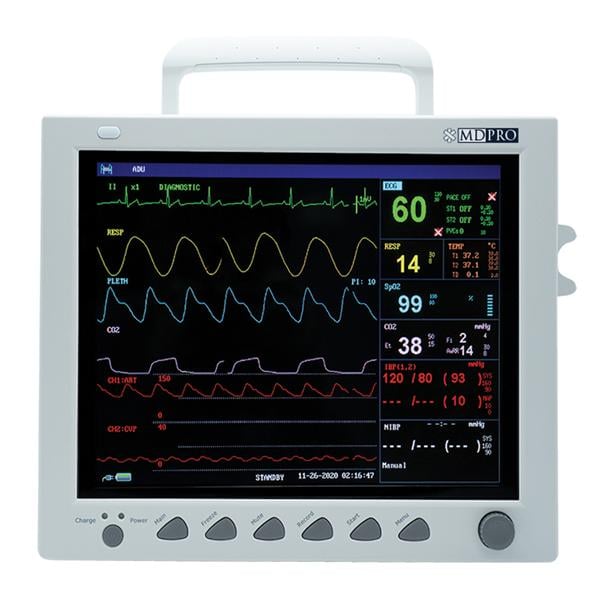 MDPro 4000 by MTMC Patient Monitor TFT LCD Ea