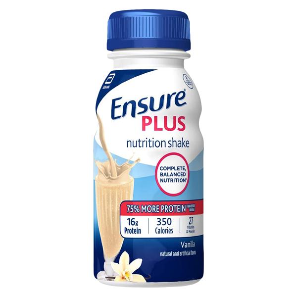 Ensure Plus Nutrition Shake Retail Vanilla 8oz Bottle 24/Ca