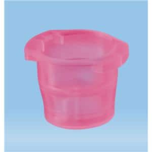 Push Tube Cap Polyethylene Red 1000/Pk