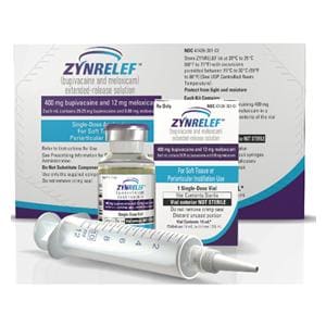 Zynrelef Extended-Release Injection 400mg/12mg SDV 14mL Ea