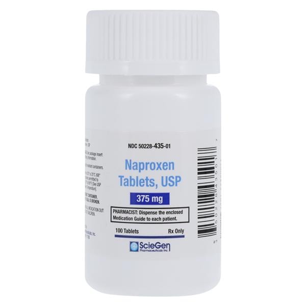 Naproxen Tablets 375mg Bottle 100/Bt