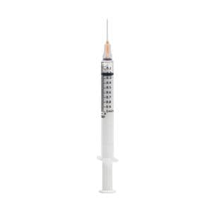 Reli Syringe Needle 25gx1" 1mL Orange Retractable Safety Low Dead Space 100/Bx