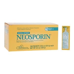 Neosporin Ointment 1/32oz Foil Pack 144/Bx