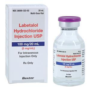 Labetalol HCl Injection 5mg/mL MDV 20mL 20mL/Vl