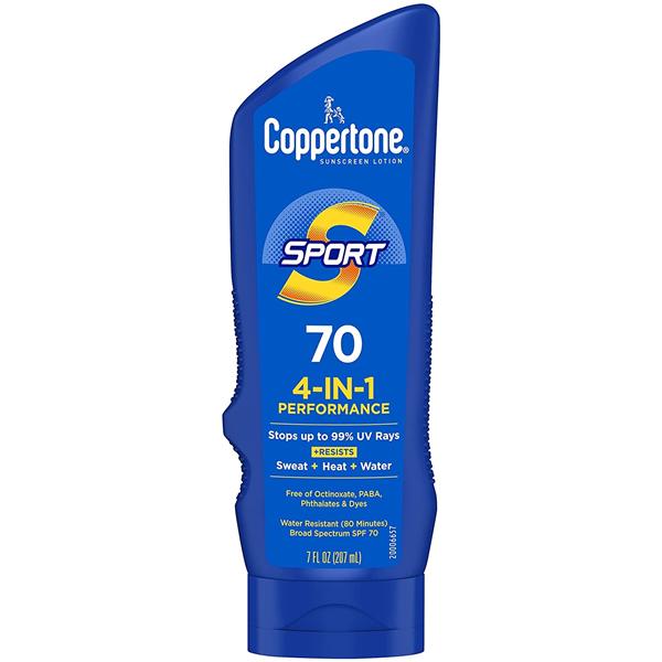 Coppertone Sport Sunscreen Lotion Fragrance Free Skn Adlt 7oz Spray Wtr Rstnt Ea, 12 EA/CA