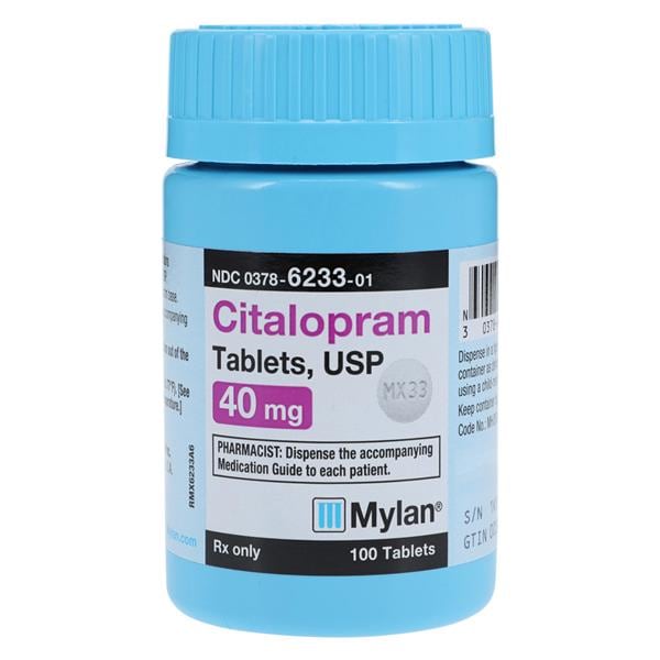 Citalopram Hydrobromide Tablets 40mg Bottle 100/Bt