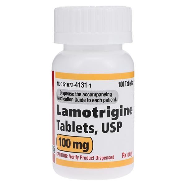 Lamotrigine Tablets 100mg Bottle 100/Bt