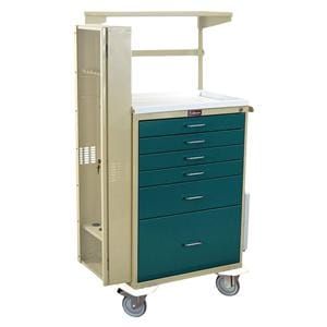 Difficult Airway Cart 38.25x23x42.5" (4) 5" Caster/ Full Swivel (6) Drawer Kylck