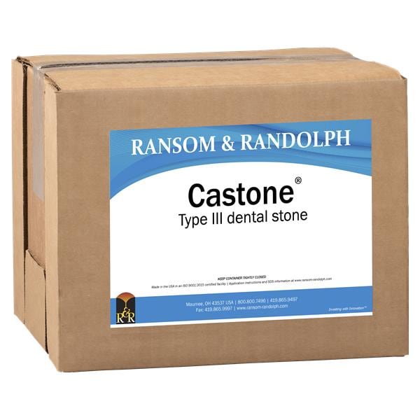 Castone Dental Stone White 0.08% 25lb/Ea