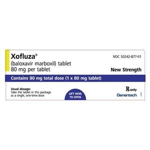 Xofluza Tablets 80mg Unit Dose 1/Pk