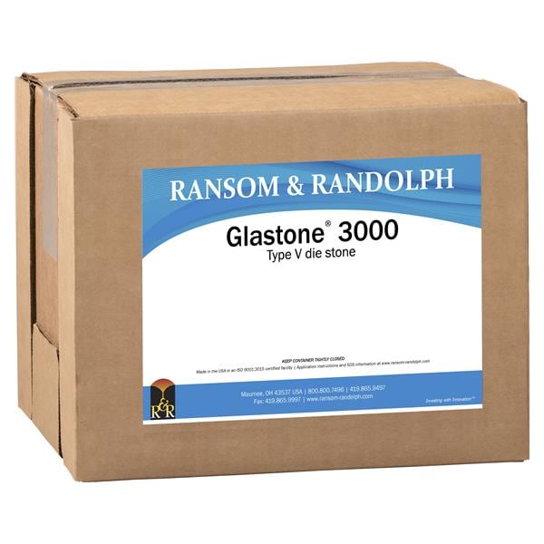 Glastone 3000 Dental Stone Ivory 0.20% 25Lb/Bx