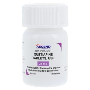 Quetiapine Fumarate Tablets 25mg Bottle 100/Bt