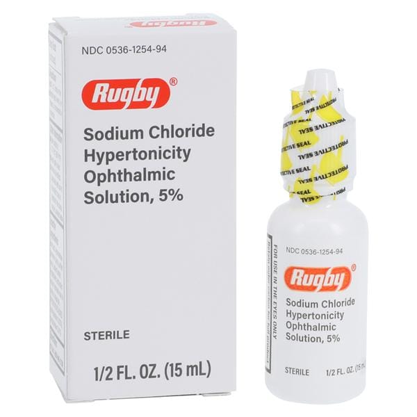 Sodium Chloride Ophthalmic Solution 5% 15mL/Bt