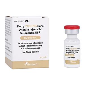 Methylprednisolone Acetate Injection 80mg/mL SDV 1mL 1mL/vl