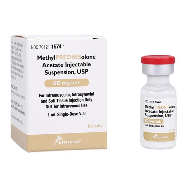 Methylprednisolone Acetate Injection 80mg/mL SDV 1mL 1mL/vl