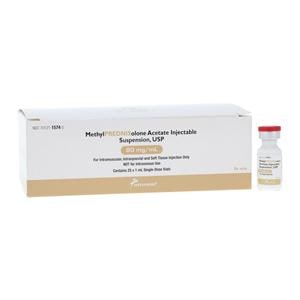 Methylprednisolone Acetate Injection 80mg/mL SDV 1mL 25/Bx
