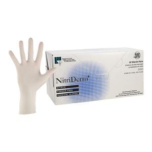NitriDerm Nitrile Surgical Gloves 7 Fully Textured White