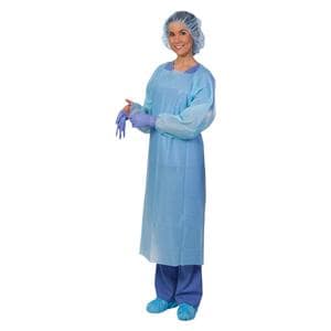 PremierPro Cover Gown Polyethylene Film Universal Blue 15/Bx