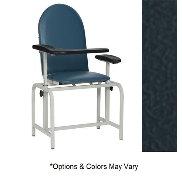 Chair Blood Draw Solace Black 300 Lb Ea