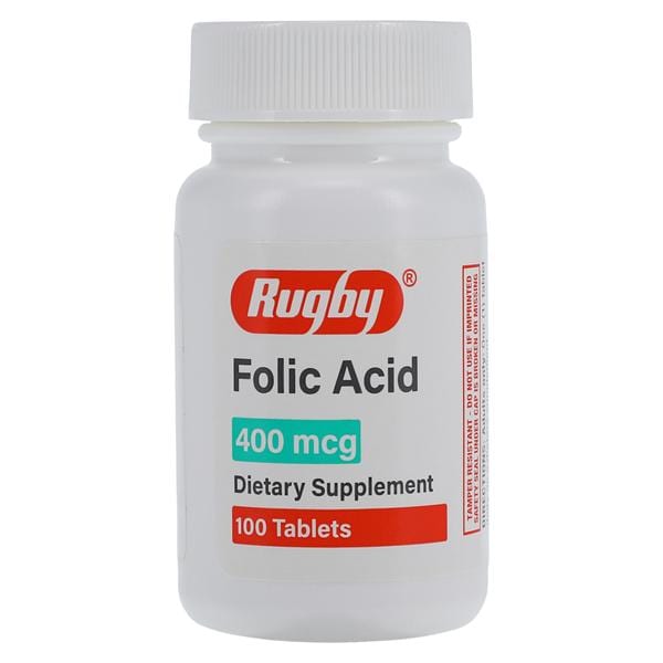 Folic Acid Tablets 400mcg 100/Bt