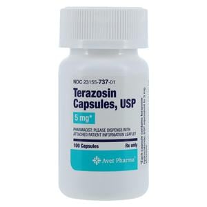 Terazosin HCl 5mg 100/Bt