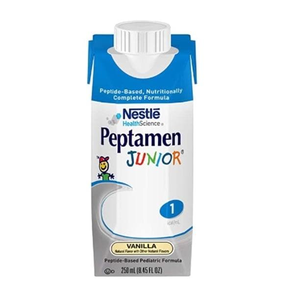 Peptamen Junior Pediatric Nutritional Formula Whey Vanilla 250mL Carton 24/Ca