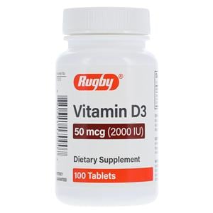 Vitamin D Tablets 2000IU 100/Bt