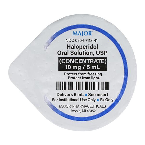 Haloperidol Oral Solution 2mg/mL UD Cup 5mL 100/Bx