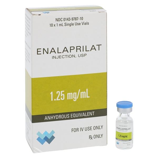 Enalaprilat Injection 1.25mg/mL SDV 1mL 10/Bx