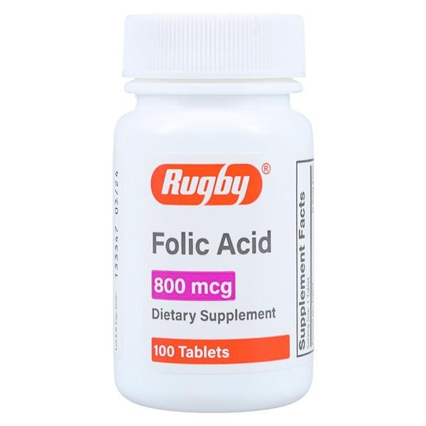 Folic Acid Tablets 800mcg 100/Bt