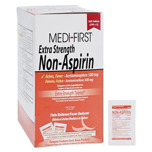 Medi-First Extra Strength Non-Aspirin Tablets 500mg Bottle 250x2/Bx