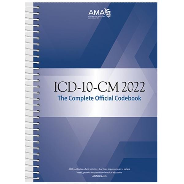 2022 ICD-10-CM The Complete Official Codebook Coding Book Ea